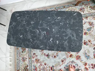 Coffee Table Like New ( Wooden Marble Look )