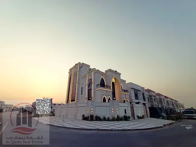 فيلا للبيع شامل رسوم التسجيل بعجمان الحليو 7 غرف ماستر وروف ومجلس وصالة و غرفة خادمة  تملك حر لجميع الجنسيات وإمكانية التمويل البنكي