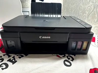 Canon All-in-One Inkjet Printer with Visible Ink Tanks - Working Condition