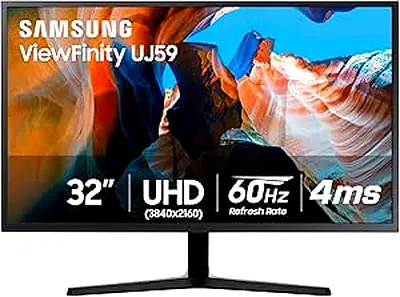 Samsung ViewFinity UJ590 32 Inch 4K UHD 3840X2160 AMD FreeSync Monitor