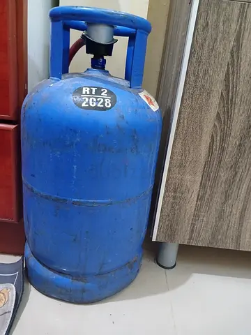 Full Blue LPG Gas Cylinder (Domestic) - Good Working Condition