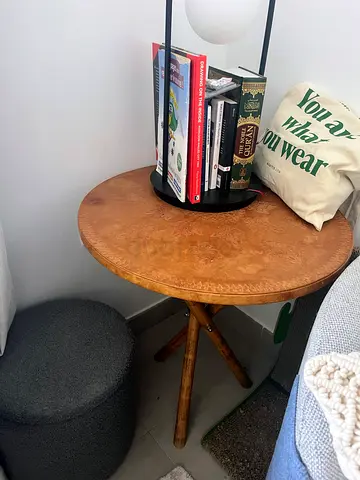 Large Handmade Moroccan Leather Table – Artisan and original work