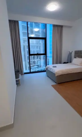 Floor-to-Ceiling Beige Curtains – Excellent Condition