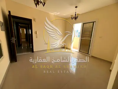غرفة وصالة القليعة للايجار السنوي تكييف مركزي مع بلكونة ومساحة واسعة بتشطيبات نظيفة في بناية عائلي جاهزة للسكن