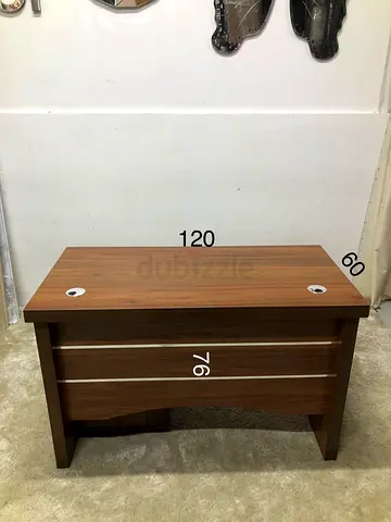 Multi wood smart office table with drawer