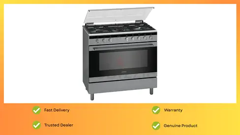 Siemens Cooking Range 90x60 Cooker 5 Gas Burners Stove With 1 Year Warranty