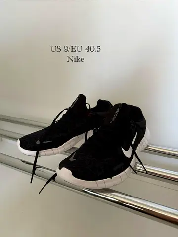 Nike Free Run – black sneakers, US 9 / EU 40.5