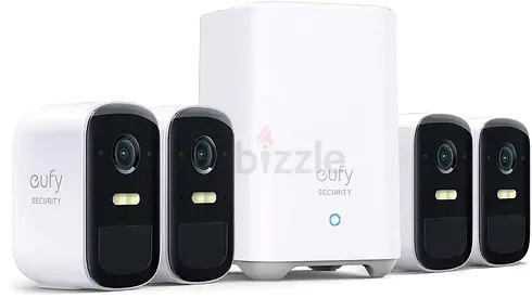 eufy Security, eufyCam 2C Pro 4-Cam Kit, Wireless Home Security System with 2K Resolution, 180-Day B