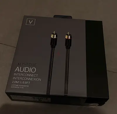 Vertere Austere Audio Interconnect RCA Cable 2.0m (New in Box)