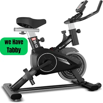 PowerMax Fitness BS-125 Spin Bike, 7kg Flywheel, LCD Display – BS-125