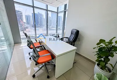 Prime Location | Furnished Office with Partitions