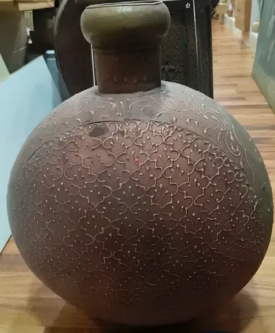 Vintage antique metal decorative vessel-56cm height