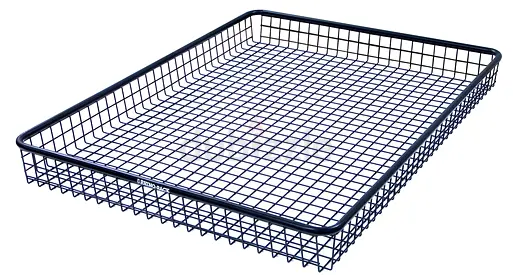 Rhino-Rack Steel Mesh Basket Large + 4 Adjustable Roof Rack Cross Bars