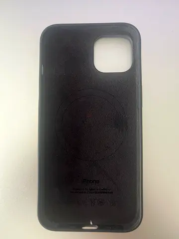 Apple iPhone 13 MagSafe Silicone Case (Dark Navy/Black) - Good New Condition