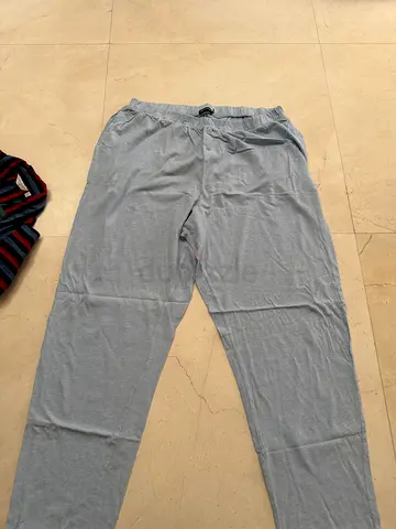 Light blue Inextenso elastic waist casual pants - mens size (XL) pyjama pants