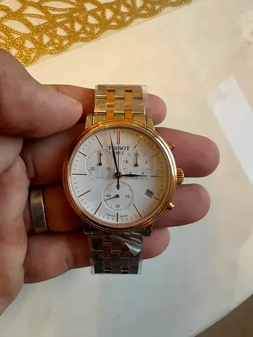 Two-tone Tissot Chronograph Men's Watch – Excellent Working Condition