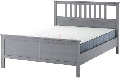 IKEA HEMNES 140 Solid Wood Double Bed