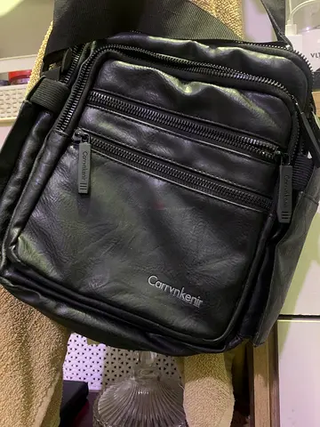 Black Carryvnkenir Men's Shoulder Crossbody Bag