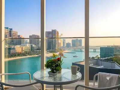Modern 1BR | Balcony City & Sea View | 20% Off | Pay with Tamara | Al Maryah Island