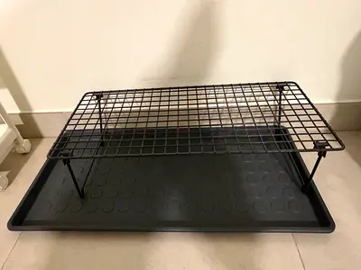 Shoe rack with shoe mat