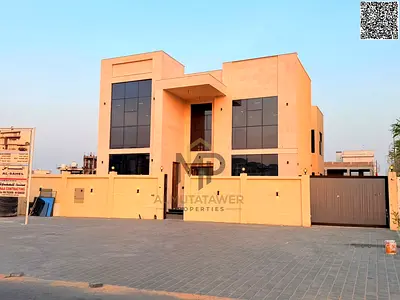 Villa for sale in Al Zahia, directly on Sheikh Mohammed Bin Zayed Road | Very large plot of land | Freehold ownership for all nationalities | No annua