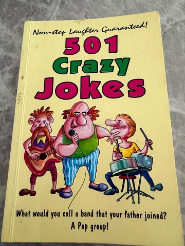 501 Crazy Jokes - Paperback Humour Book for children