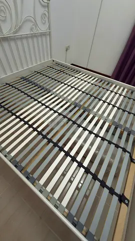 Ikea King size bed frame with slat