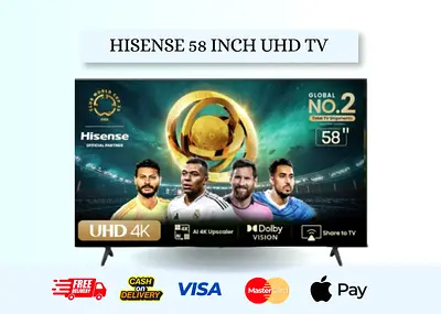 Hisense 58 Inch UHD 4K TV Dolby Vision, Game Mode Plus 58E6N