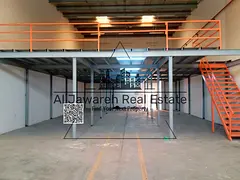 A prime warehouse with a mezzanine is available for annual rent on the main road in Al Jurf 3, Ajman