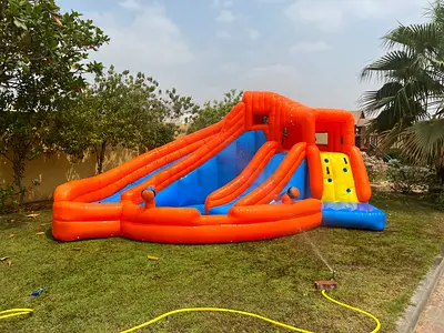Inflatable Outdoor Water Slide and Pool
