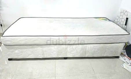 Single bed mattress with base - good condition