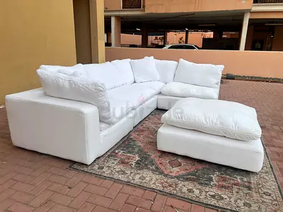 Modular loom collection Cloud feather filled sofa
