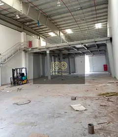 Premium warehouse with mezzanine; 40-amp power supply; suitable for various commercial and industria
