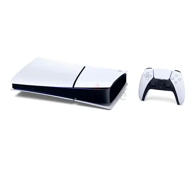 Sony PlayStation 5 Console with DualSense Controller - White (PS5) with 2 Controller