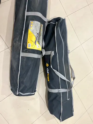 Oztrail Foldable Camping jumbo stretcher  / Equipment Carry Bags (2) - Amazbg Condition