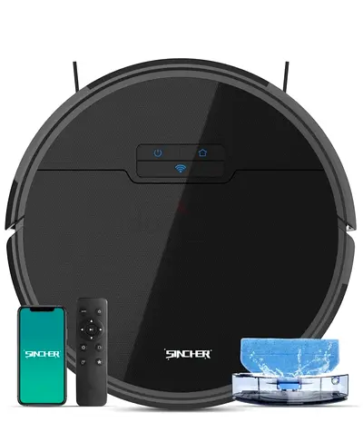 Sincher Robot Vacuum Cleaner with Mopping Function - WiFi & Remote