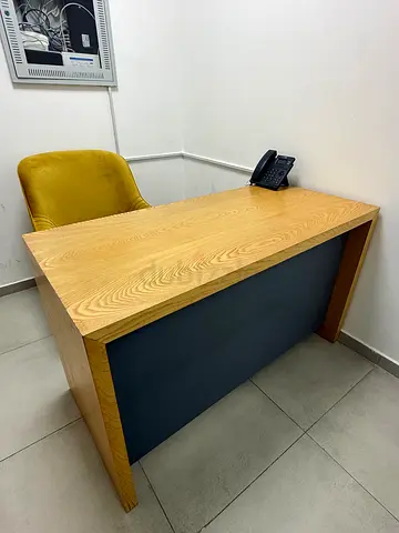 Solid Wood Desk with - Light Oak Finish