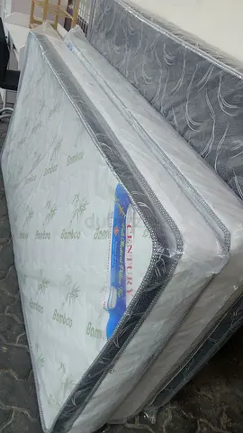 Set of 2 New Century Double Mattresses - Firm, Wrapped