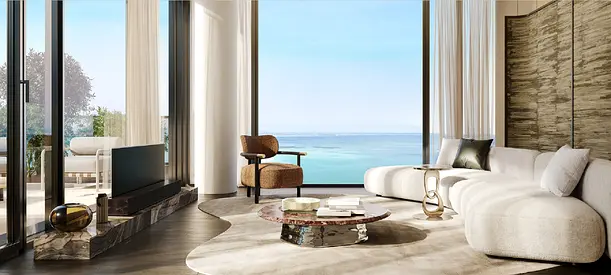3 br + private pool sea view apartment