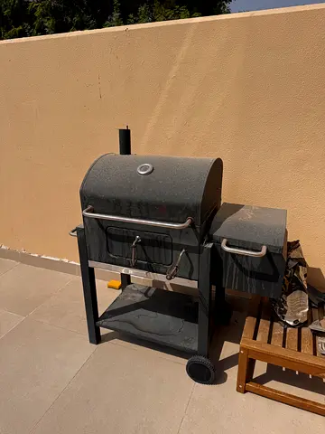 Outdoor Charcoal Grill and Smoker