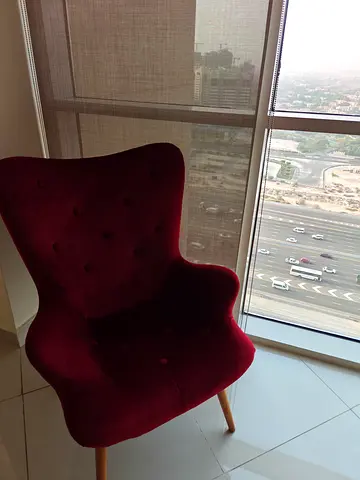 Red armchair