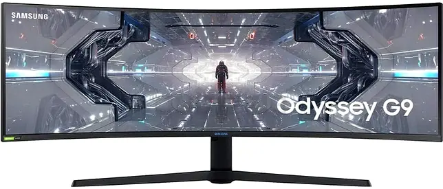 Samsung Odyessey G9 Qled 240Hz 49 Inch Curved Ultrawide DQHD 5120x1440 1ms G-Sync Gaming Monitor
