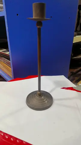 Brass antique candle holder 26cm height