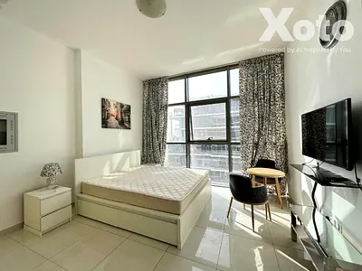 FURNISHED | CHILLER FREE | 12 CHEQUES | VACANT STUDIO