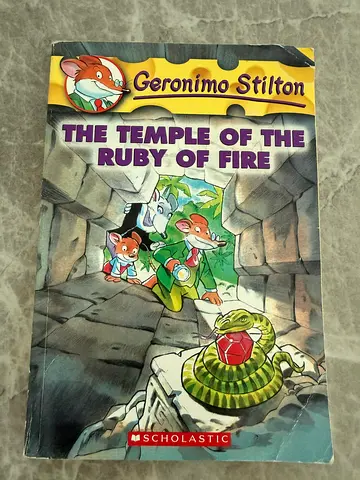 Geronimo Stilton: The Temple of the Ruby of Fire (used children's paperback)