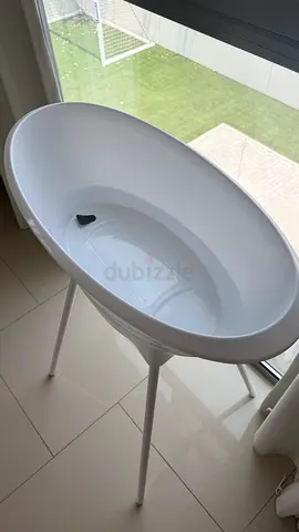 IKEA LÄTTSAM / Baby Bath Tub on Stand - White, Good Condition