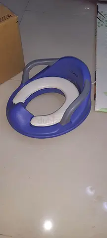 Blue Potty Training Seat with Handles
