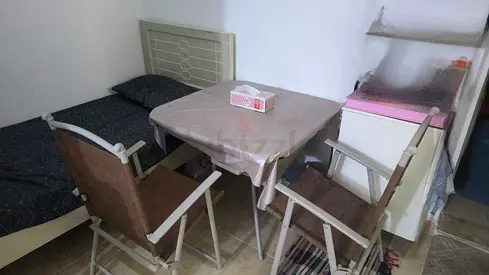 Dining table with foldable 4 chairs and bedside table - Moving out sale!