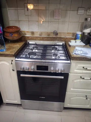Bosch last model cooker top gas oven electric range digital with fan 60/60 cm