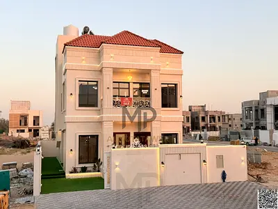 **فيلا فاخرة للبيع في بالحليو بعجمان | 4 غرف ماستر | أرضي وأول وروف | شاملة الرسوم التسجيل والتمليك